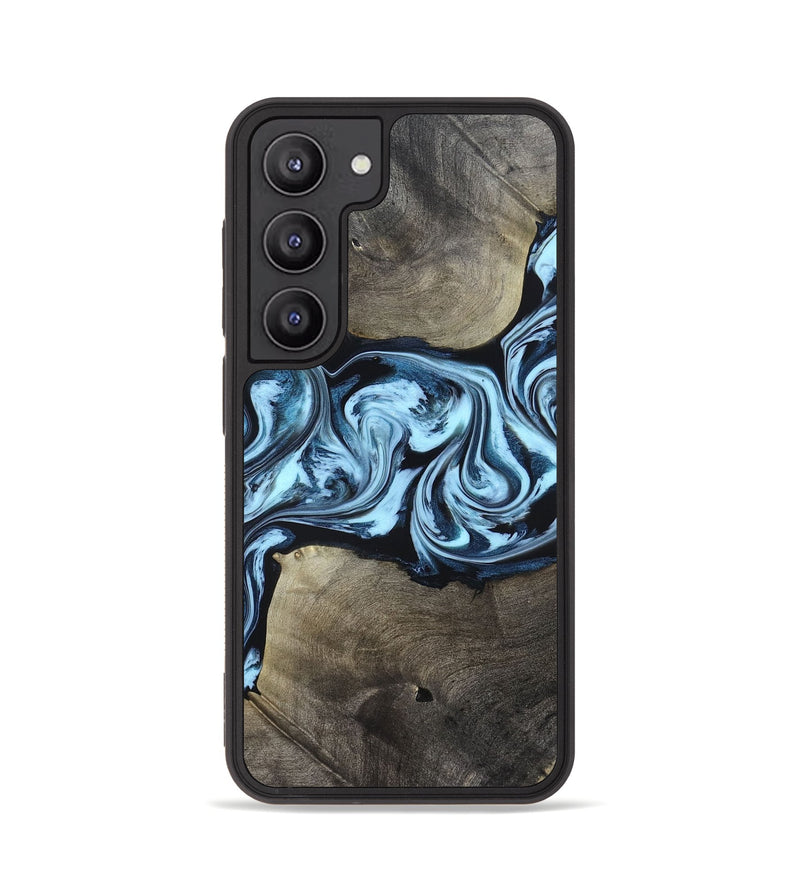 Galaxy S23 Wood Phone Case - Bruce (Blue, 823284)