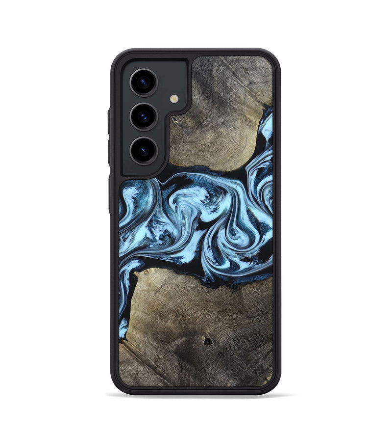 Galaxy S24 Wood Phone Case - Bruce (Blue, 823284)
