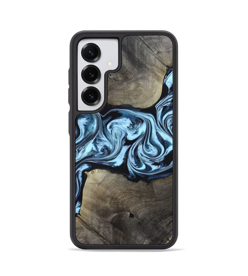 Galaxy S25 Wood Phone Case - Bruce (Blue, 823284)