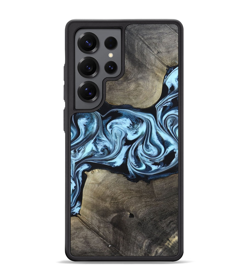 Galaxy S25 Ultra Wood Phone Case - Bruce (Blue, 823284)