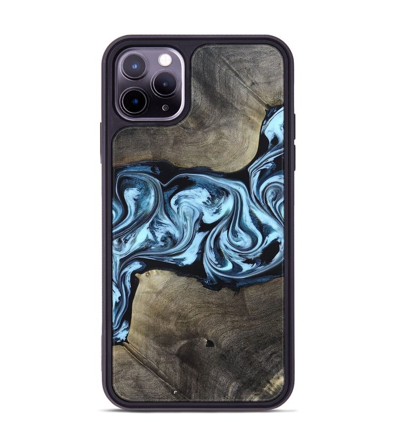 iPhone 11 Pro Max Wood Phone Case - Bruce (Blue, 823284)