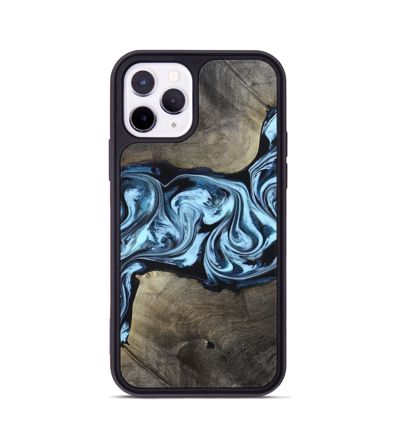 iPhone 11 Pro Wood Phone Case - Bruce (Blue, 823284)