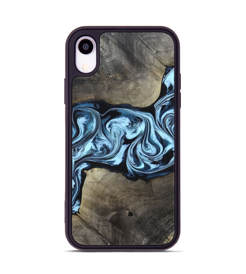 iPhone Xr Wood Phone Case - Bruce (Blue, 823284)