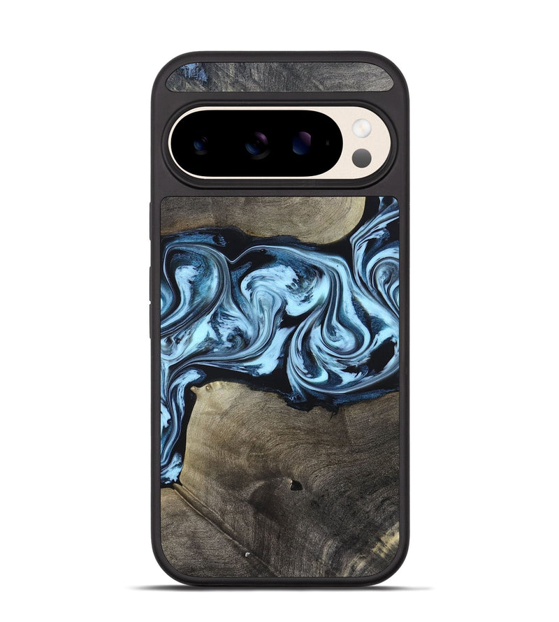 Pixel 10 Wood Phone Case - Bruce (Blue, 823284)