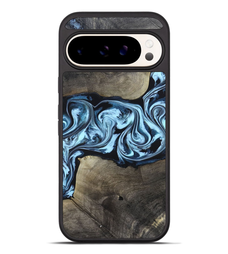 Pixel 10 Pro XL Wood Phone Case - Bruce (Blue, 823284)
