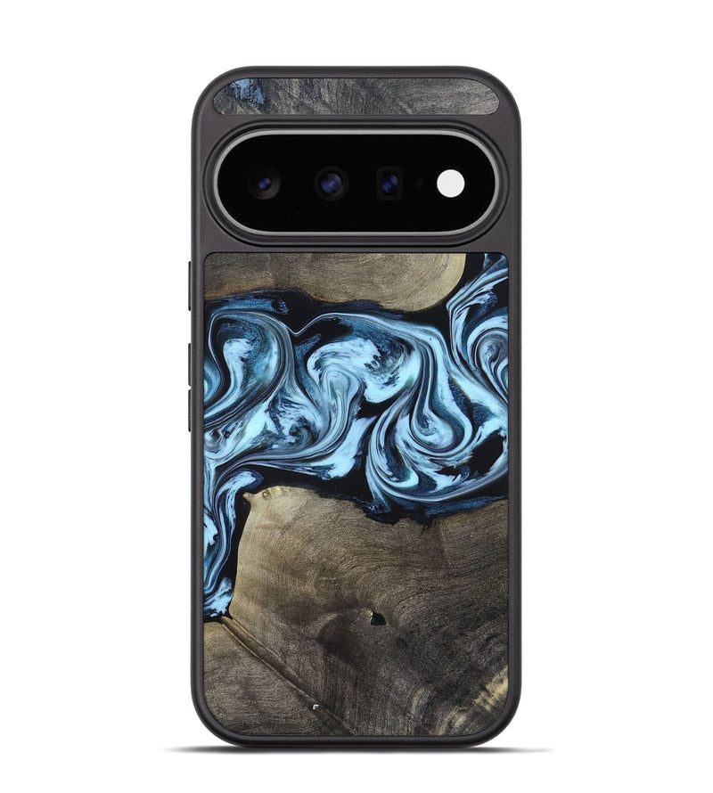 Pixel 11 Wood Phone Case - Bruce (Blue, 823284)