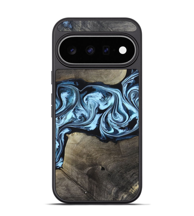 Pixel 11 Pro Wood Phone Case - Bruce (Blue, 823284)