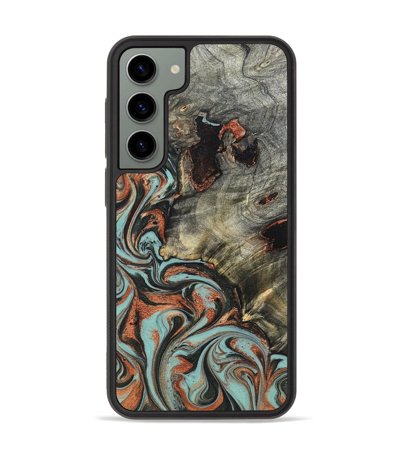 Galaxy S23 Plus Wood Phone Case - Hailie (Green, 823286)