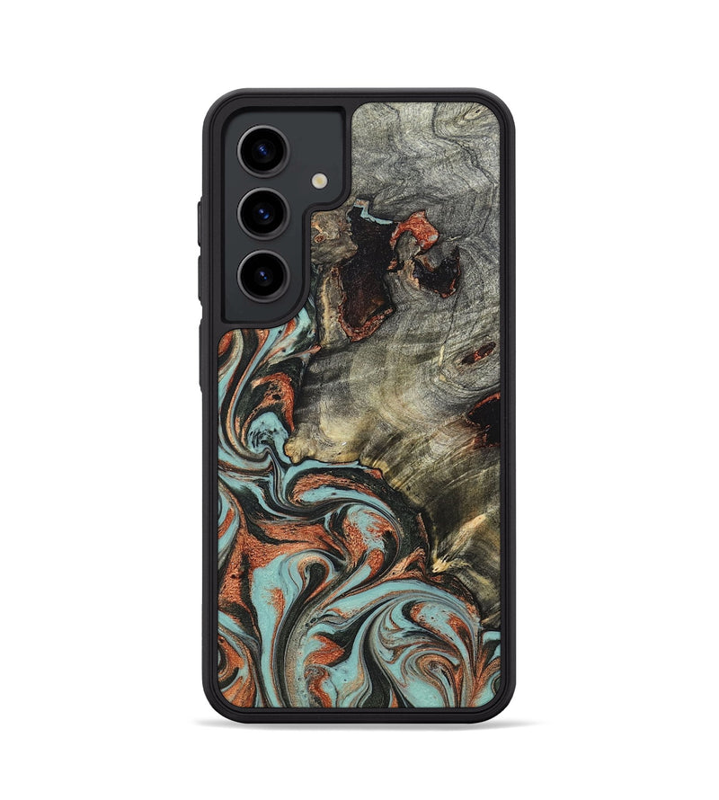 Galaxy S24 Wood Phone Case - Hailie (Green, 823286)