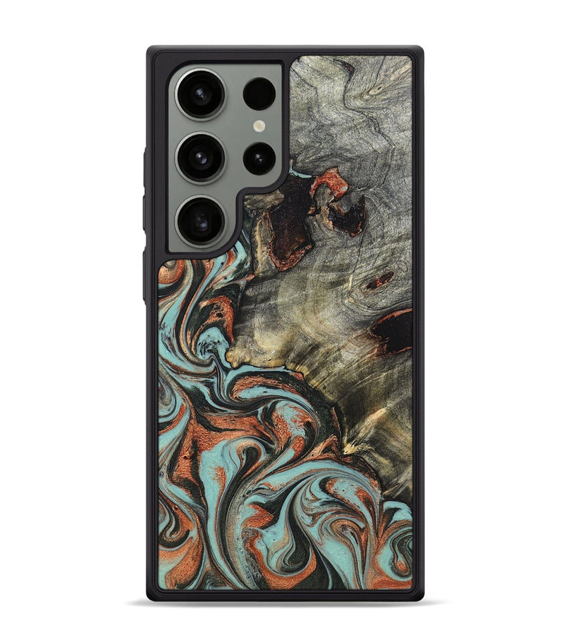Galaxy S24 Ultra Wood Phone Case - Hailie (Green, 823286)