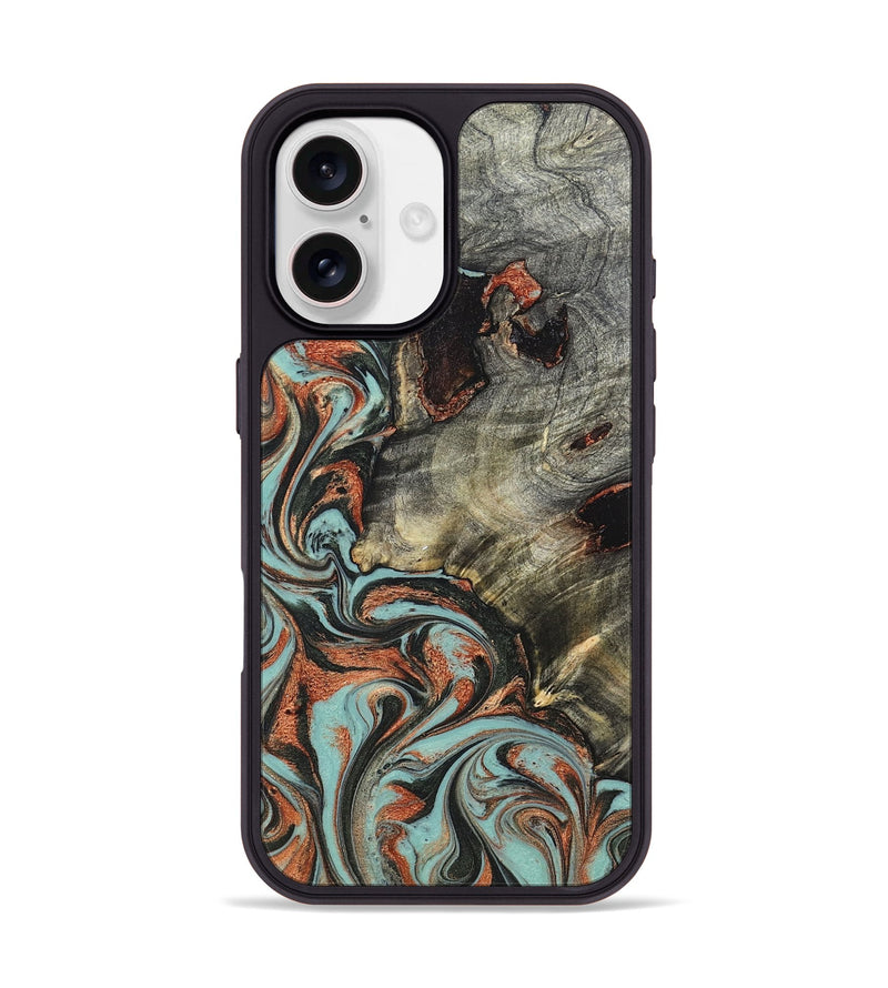 iPhone 17 Wood Phone Case - Hailie (Green, 823286)