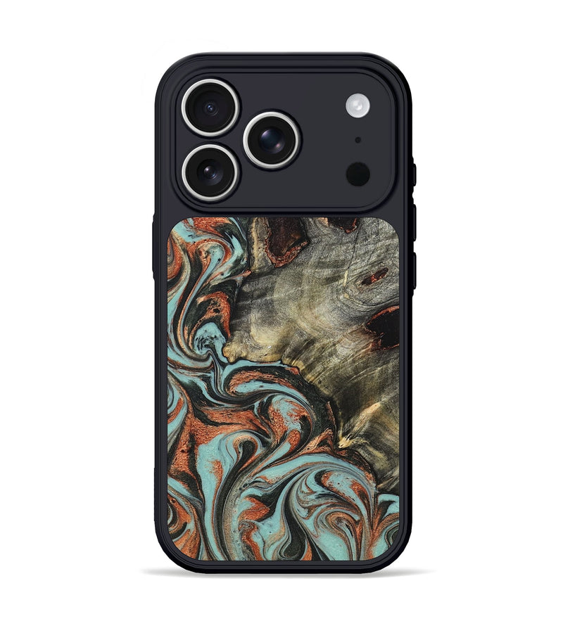 iPhone 17 Pro Wood Phone Case - Hailie (Green, 823286)