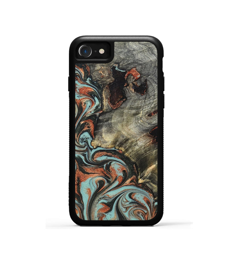 iPhone SE Wood Phone Case - Hailie (Green, 823286)