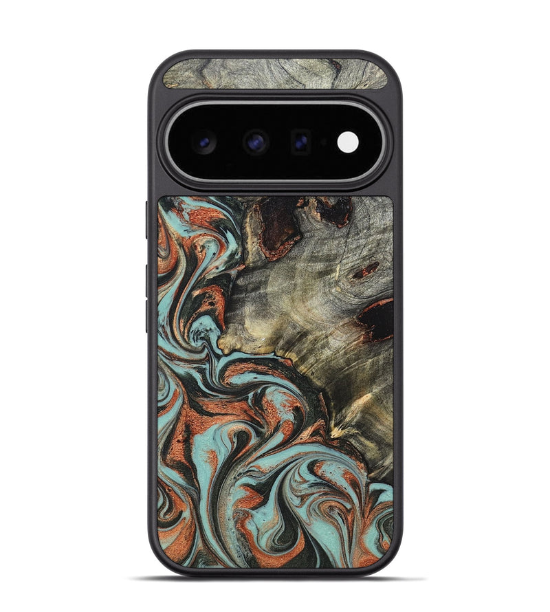 Pixel 11 Pro Wood Phone Case - Hailie (Green, 823286)