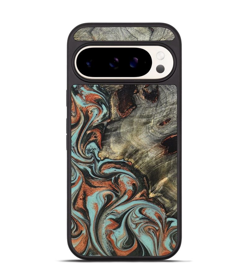 Pixel 9 Pro Wood Phone Case - Hailie (Green, 823286)