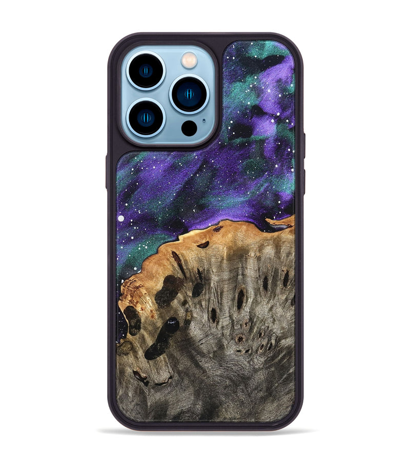 iPhone 14 Pro Max Wood Phone Case - Shirlee (Cosmos, 823309)