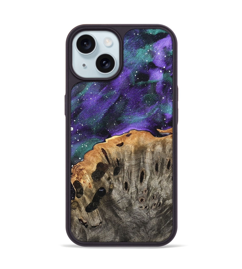 iPhone 15 Wood Phone Case - Shirlee (Cosmos, 823309)