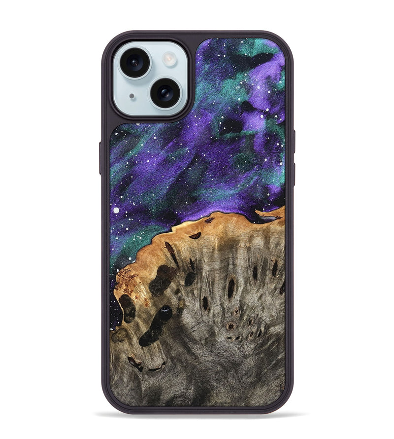 iPhone 15 Plus Wood Phone Case - Shirlee (Cosmos, 823309)