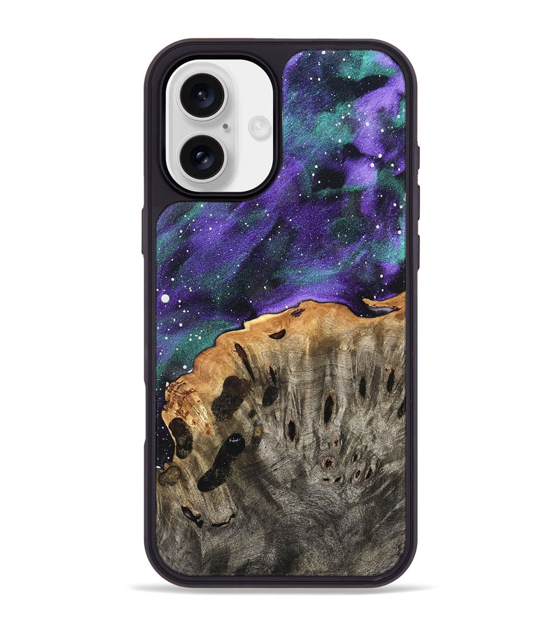 iPhone 16 Plus Wood Phone Case - Shirlee (Cosmos, 823309)