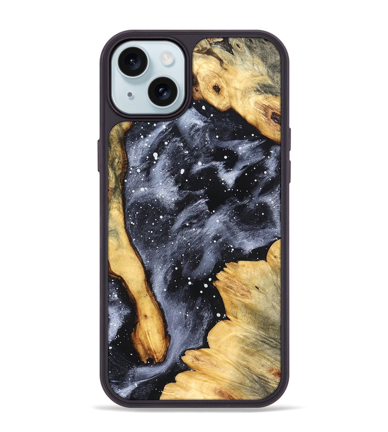iPhone 15 Plus Wood Phone Case - Castiel (Cosmos, 823311)