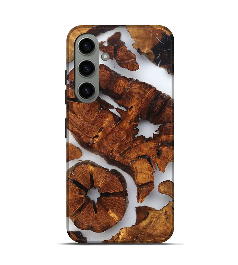 Galaxy S24 Wood Live Edge Phone Case - Erica (Clear, 823319)