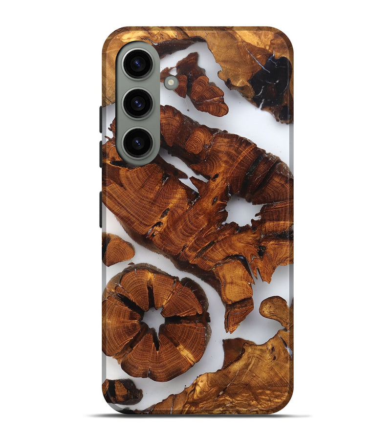 Galaxy S24 Plus Wood Live Edge Phone Case - Erica (Clear, 823319)