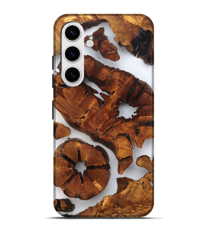 Galaxy S25 Plus Wood Live Edge Phone Case - Erica (Clear, 823319)