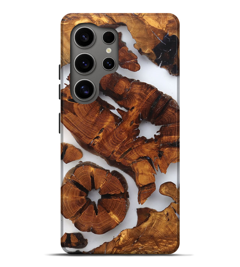 Galaxy S25 Ultra Wood Live Edge Phone Case - Erica (Clear, 823319)