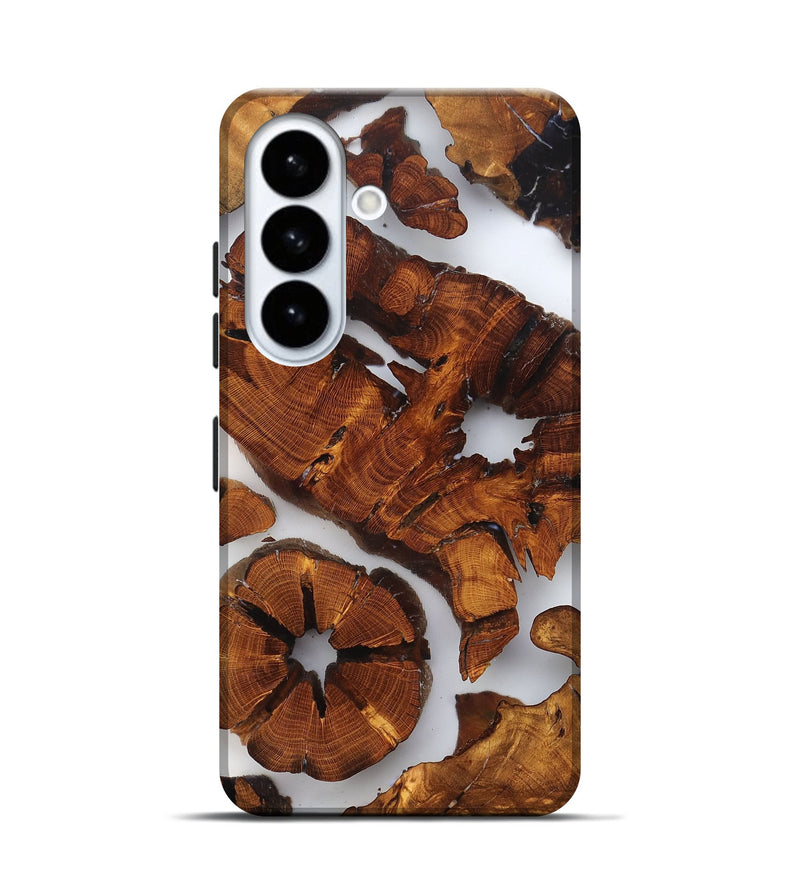Galaxy S26 Wood Live Edge Phone Case - Erica (Clear, 823319)