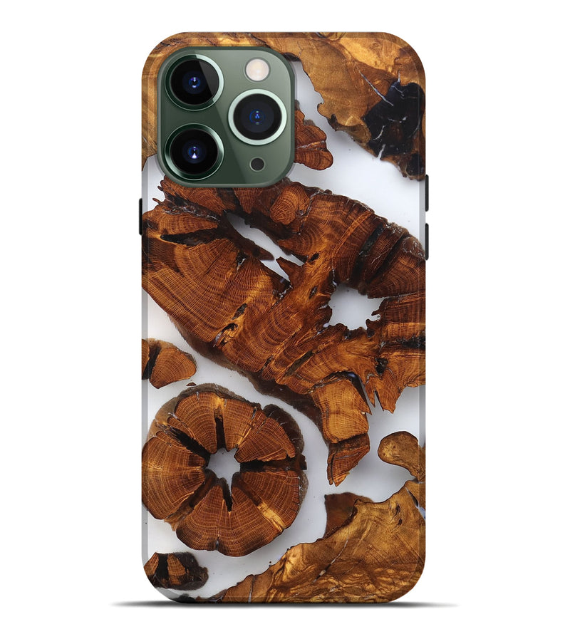 iPhone 13 Pro Max Wood Live Edge Phone Case - Erica (Clear, 823319)