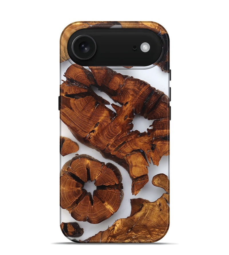 iPhone 17 Air Wood Live Edge Phone Case - Erica (Clear, 823319)