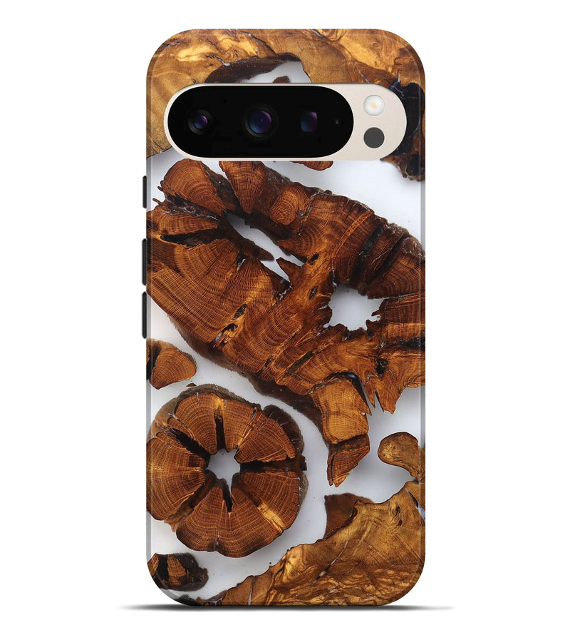 Pixel 10 Pro XL Wood Live Edge Phone Case - Erica (Clear, 823319)