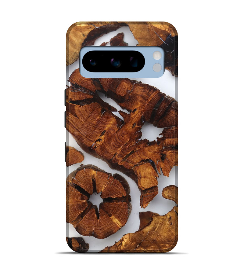 Pixel 8 Pro Wood Live Edge Phone Case - Erica (Clear, 823319)