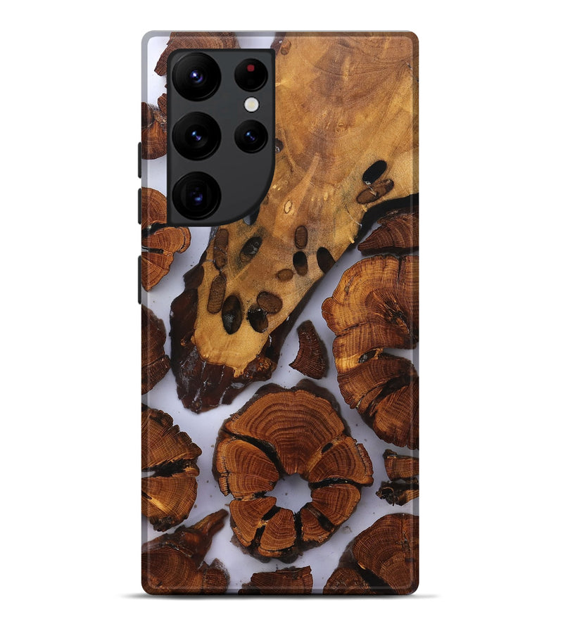 Galaxy S22 Ultra Wood Live Edge Phone Case - Liberty (Clear, 823321)