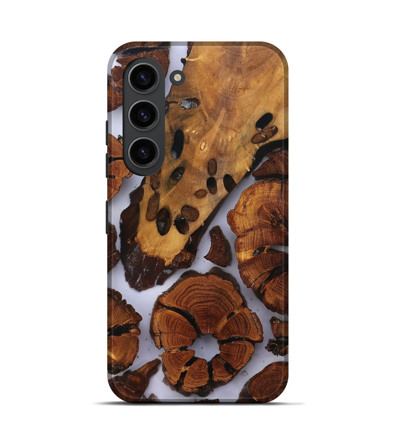 Galaxy S23 Wood Live Edge Phone Case - Liberty (Clear, 823321)