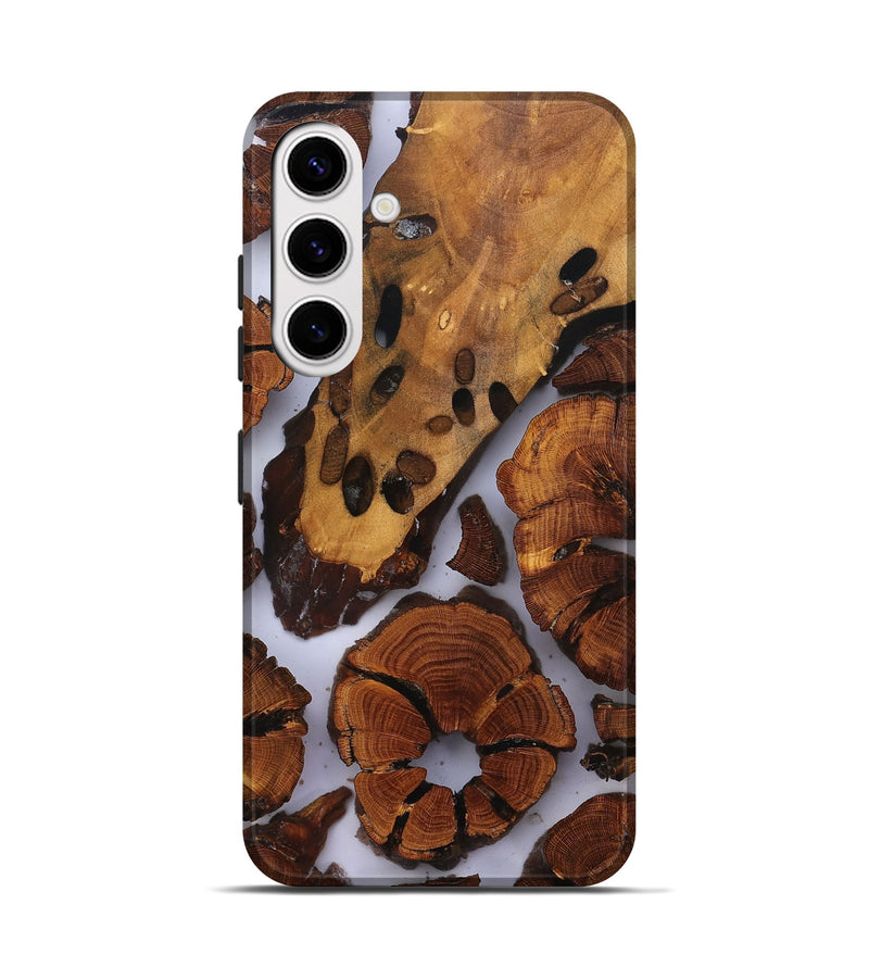 Galaxy S25 Wood Live Edge Phone Case - Liberty (Clear, 823321)