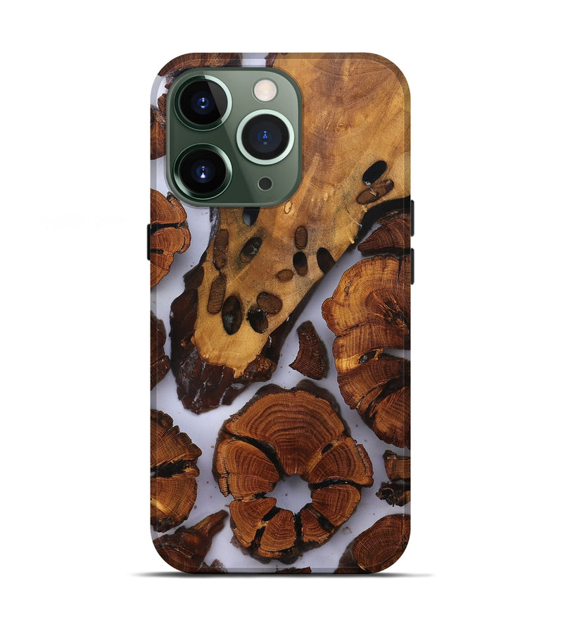 iPhone 13 Pro Wood Live Edge Phone Case - Liberty (Clear, 823321)