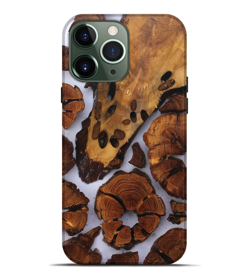 iPhone 13 Pro Max Wood Live Edge Phone Case - Liberty (Clear, 823321)