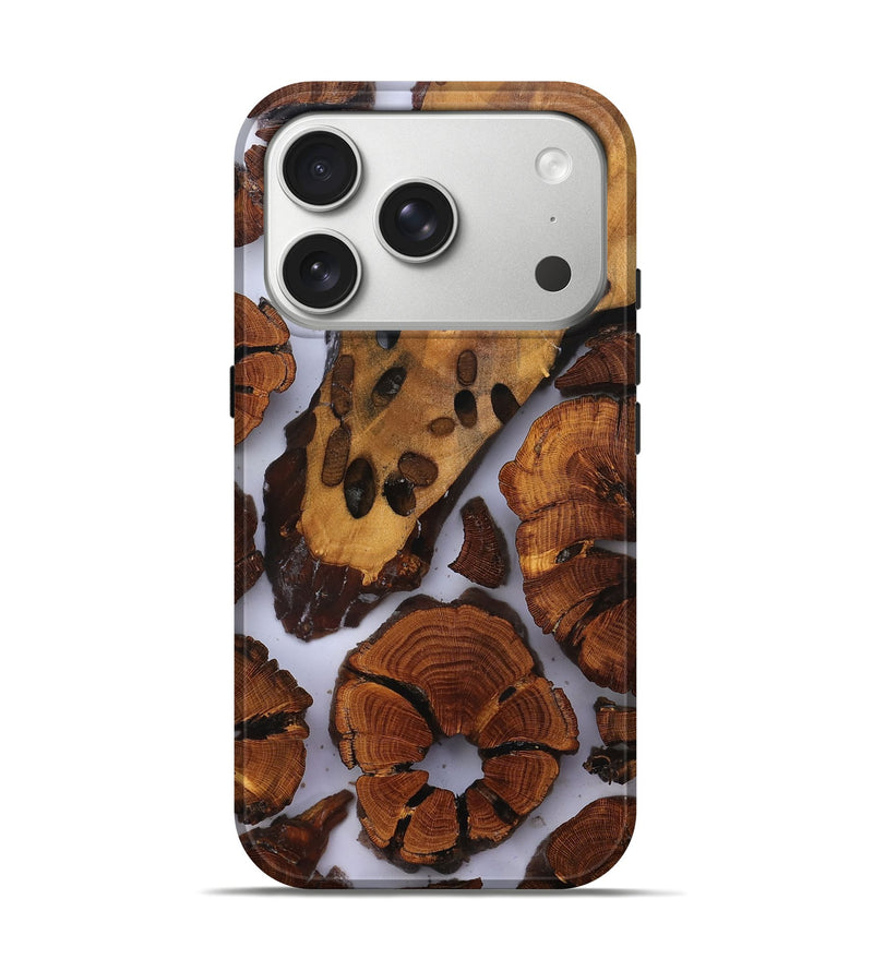 iPhone 17 Pro Wood Live Edge Phone Case - Liberty (Clear, 823321)
