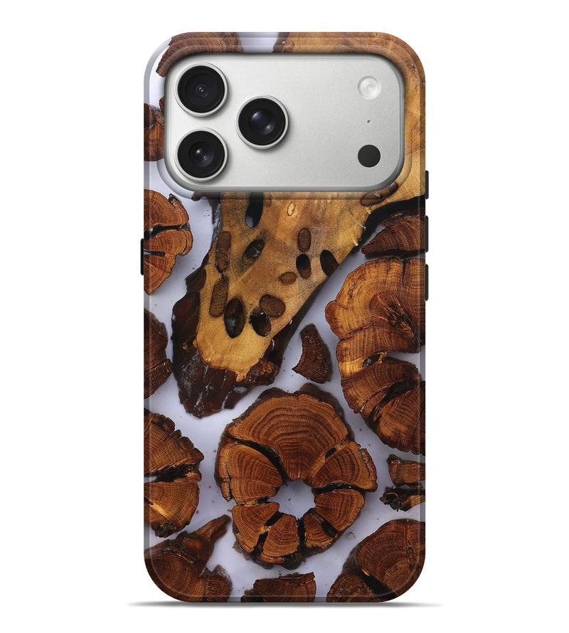iPhone 17 Pro Max Wood Live Edge Phone Case - Liberty (Clear, 823321)