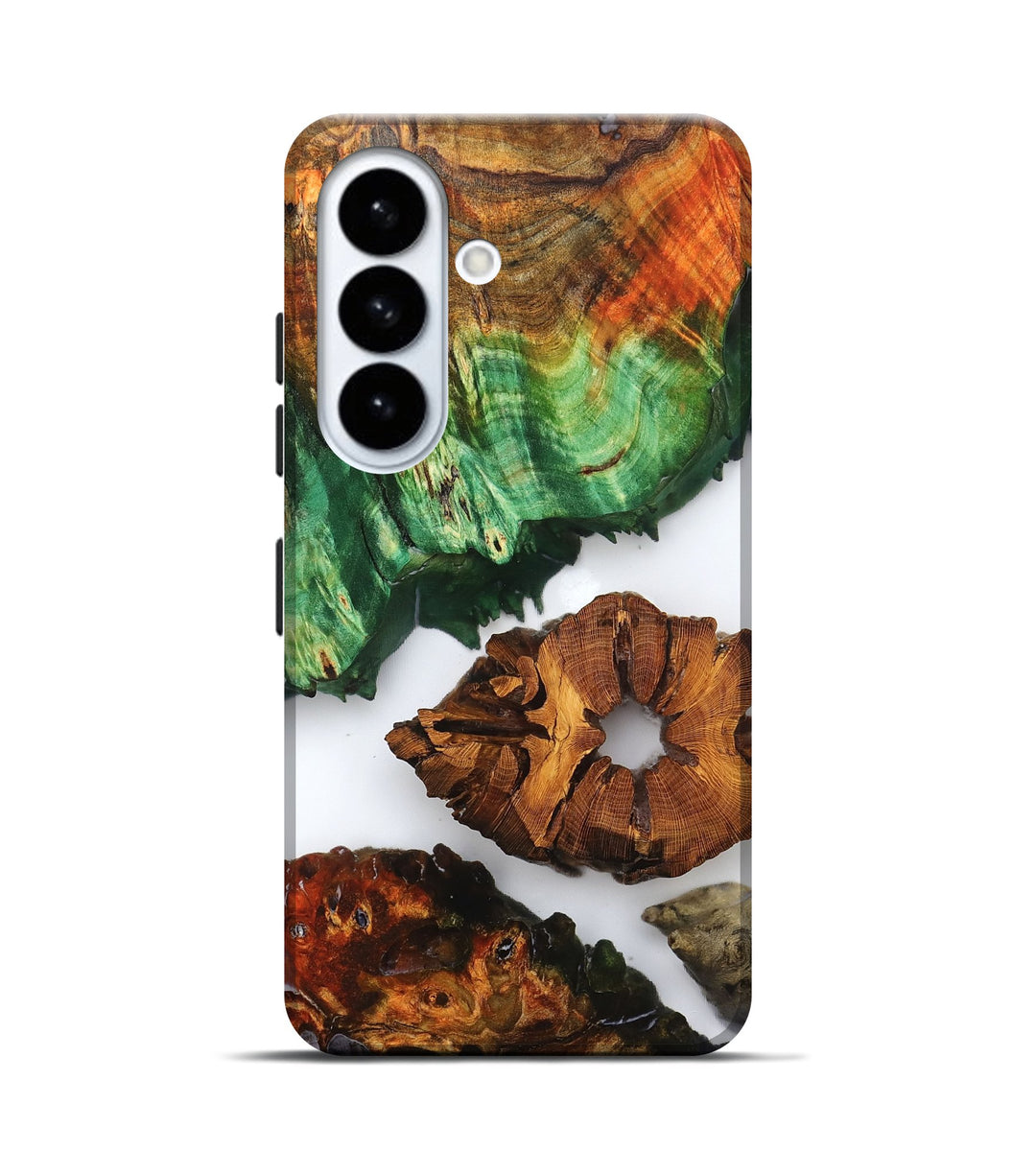 Galaxy S26 Wood Live Edge Phone Case - Briggs (Clear, 823322)
