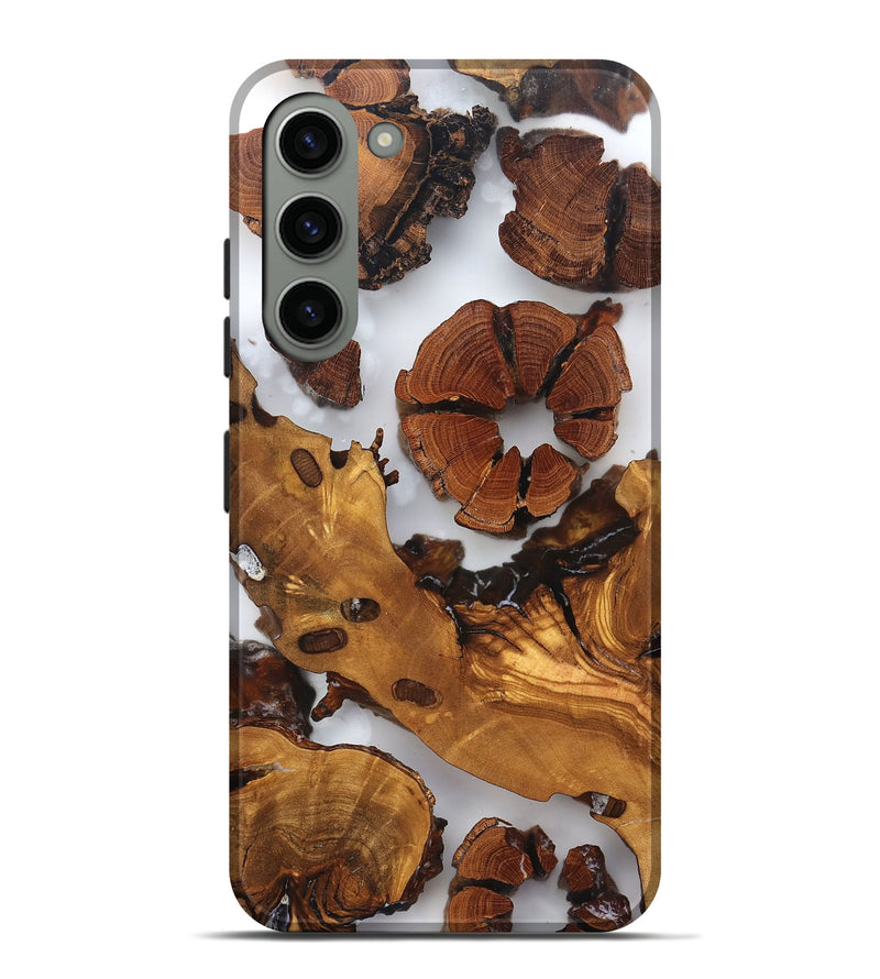 Galaxy S23 Plus Wood Live Edge Phone Case - Cillian (Clear, 823323)