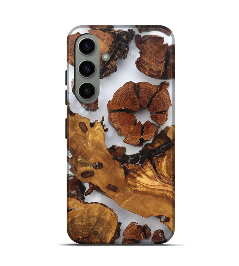 Galaxy S24 Wood Live Edge Phone Case - Cillian (Clear, 823323)