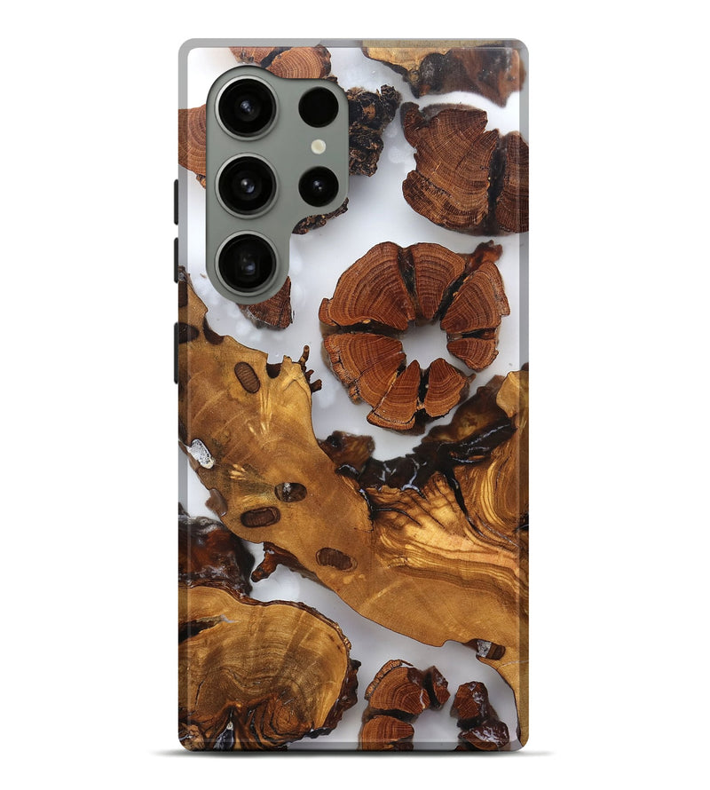 Galaxy S24 Ultra Wood Live Edge Phone Case - Cillian (Clear, 823323)