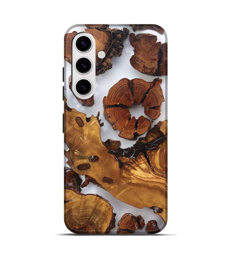 Galaxy S25 Wood Live Edge Phone Case - Cillian (Clear, 823323)