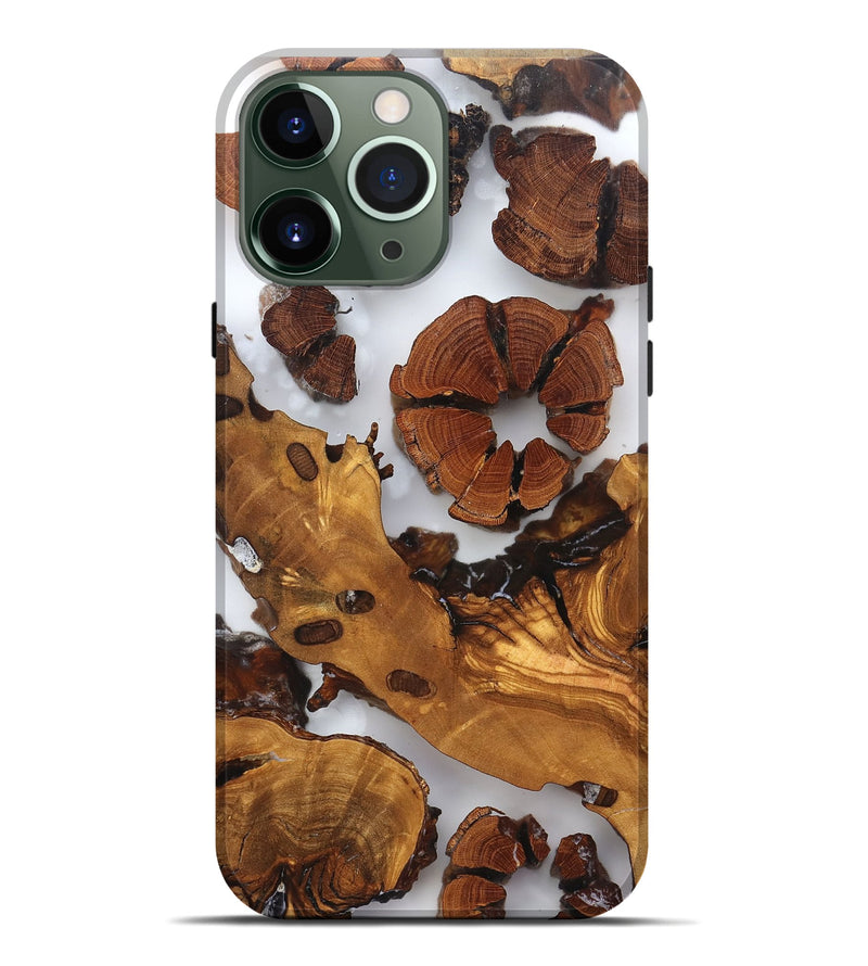 iPhone 13 Pro Max Wood Live Edge Phone Case - Cillian (Clear, 823323)