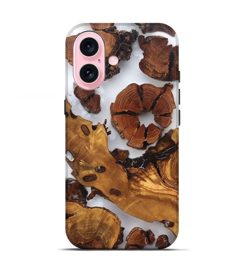 iPhone 17 Wood Live Edge Phone Case - Cillian (Clear, 823323)