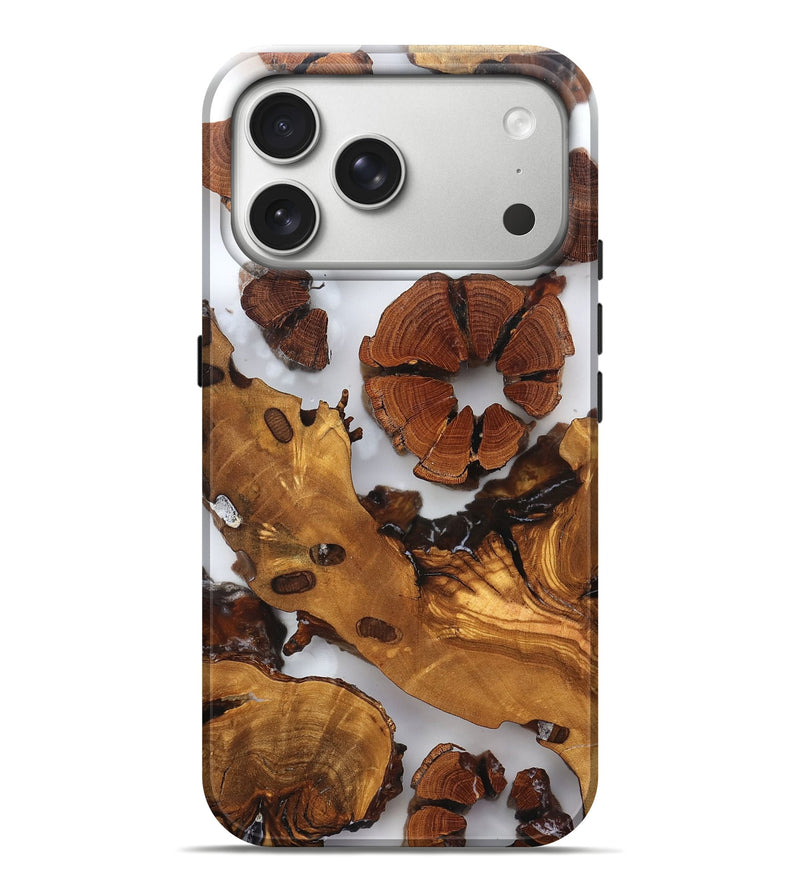 iPhone 17 Pro Max Wood Live Edge Phone Case - Cillian (Clear, 823323)
