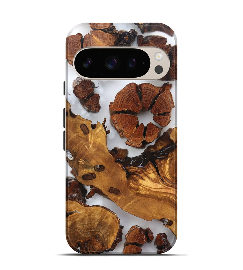 Pixel 10 Pro Wood Live Edge Phone Case - Cillian (Clear, 823323)