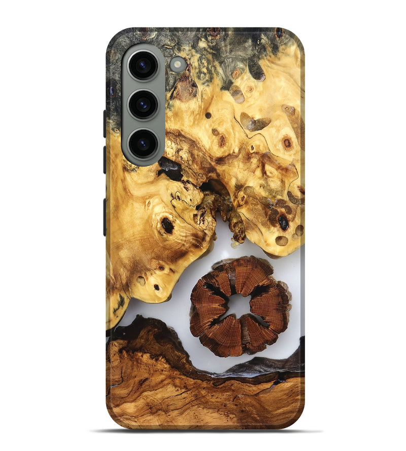 Galaxy S23 Plus Wood Live Edge Phone Case - Harlee (Clear, 823326)
